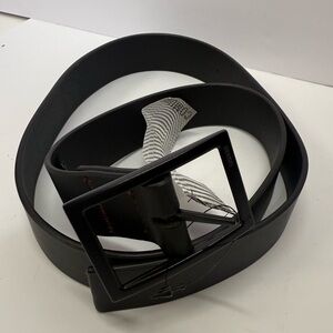 REVOLVE Comune Black Leather Belt Unisex New With Tags